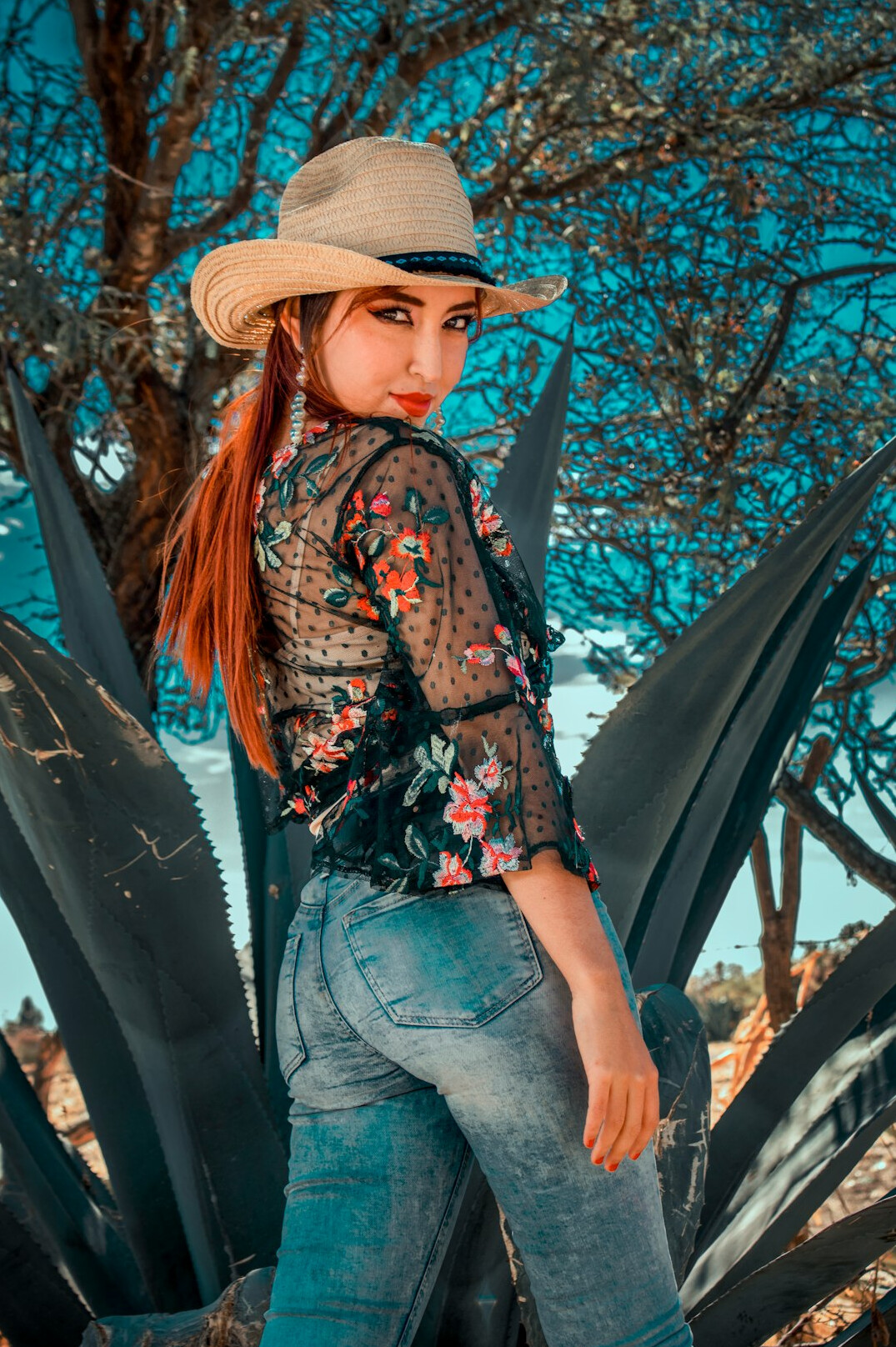 Chilean woman photo editor portrait